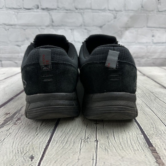 Skechers Rig‎ Mountain Top Black Suede Mens 14 Leather Walking Hiking Loafers - Picture 4 of 9